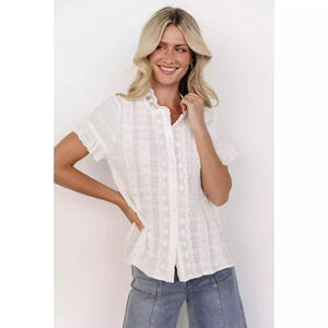 Baltic Born Zara Lace Top | White Size 3XL3XL